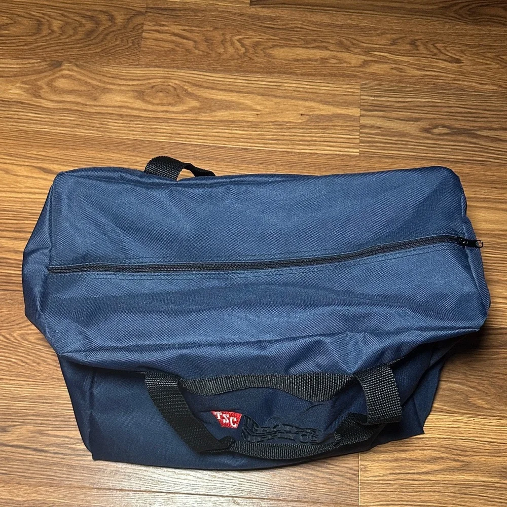Vintage Tractor Supply Co × Wrangler Embroidered Duffel Bag – Employee Promo